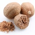 Picture Of Nutmeg Used to Extract Nutmeg Essential Oil From.