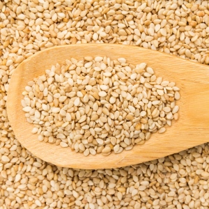 Picture Of Sesame-Seeds Used to Extract Sesame Seed Carrier Oil From