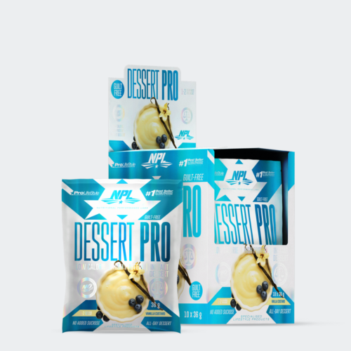Dessert Pro Vanilla Custard 10s Casein 750g Vanilla Custard