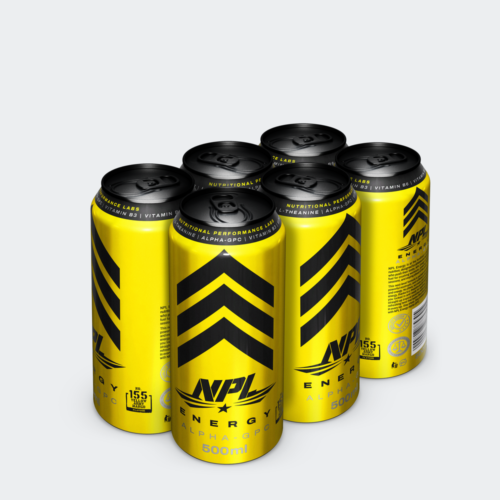 NPL Energy Drink 500ml Yellow Army Mango - 6 Pack NPL Energy Drink 500ml Yellow Army Mango - 6 Pack